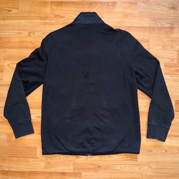 Perry Ellis Men’s Size L Full Zip Pocketed Quilted Black Used Jacket - Picture 8 of 9